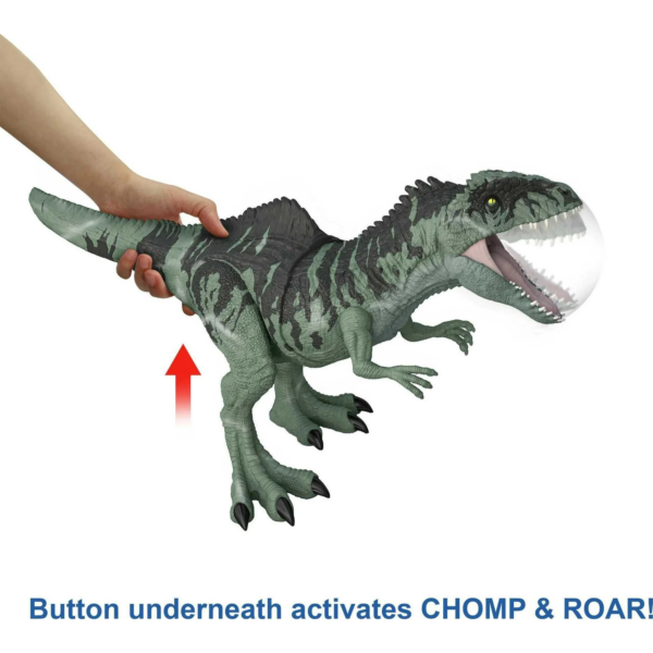 Jurassic World Dominion Giganotosaurus Dinosaur Toy Action Figure, Strike N Roar for Boys - Image 4