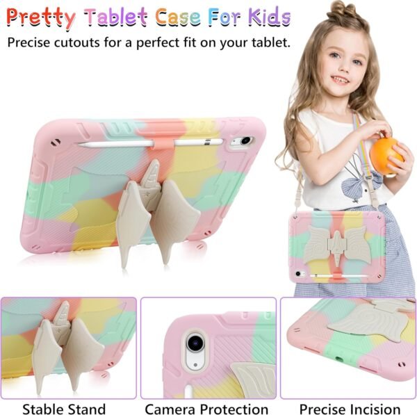 10th Generation iPad Case with Screen Protector Shoulder Strap Unicorn Stand Cover for iPad 10th Gen 10.9'' - Image 6